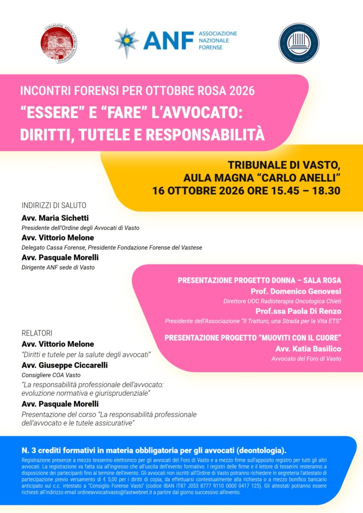 Essere e Fare l’Avvocato: Diritti, Tutele e Responsabilità